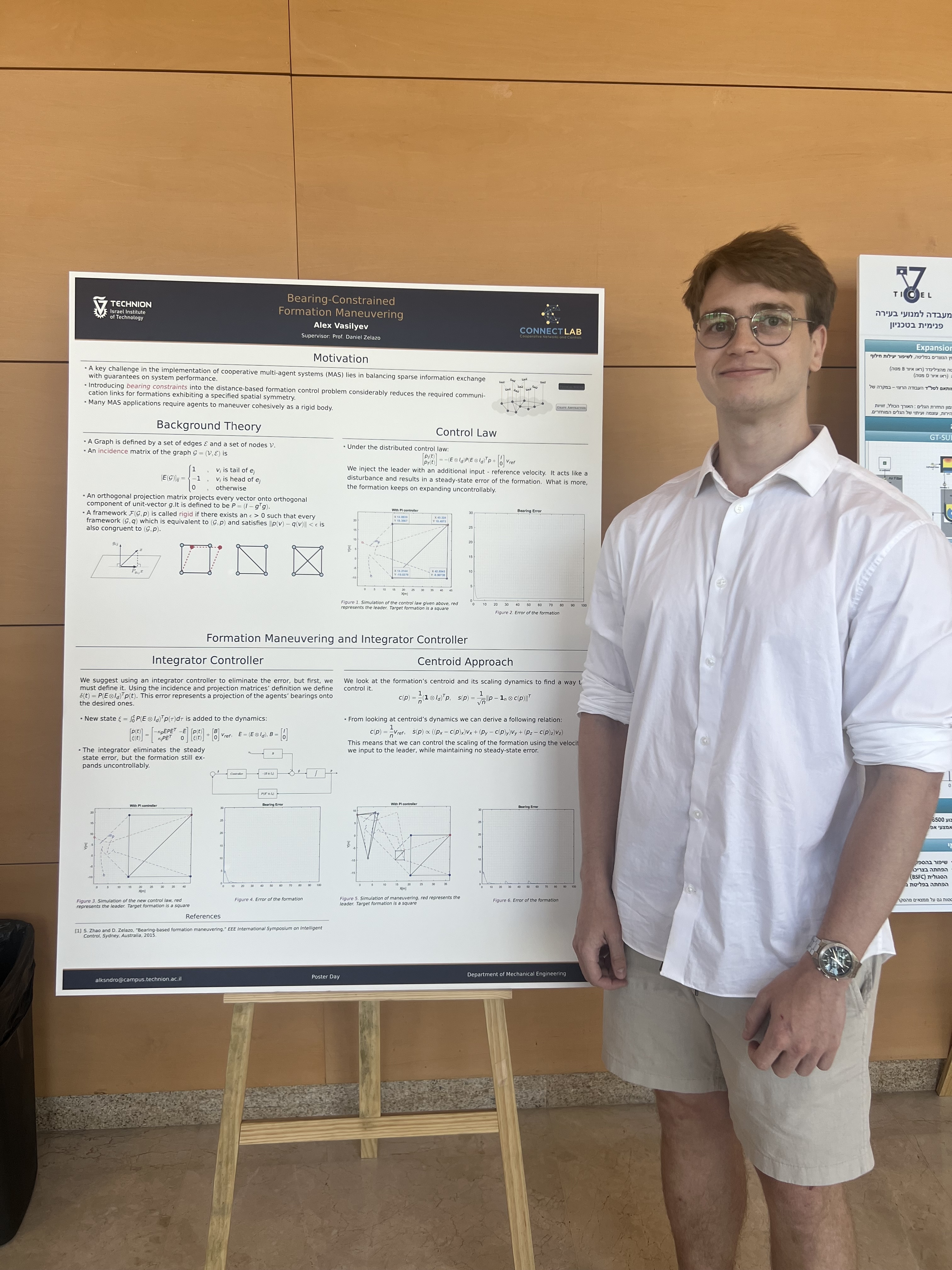 Alex presenting his work